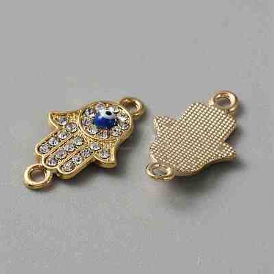 Alloy Rhinestone Pendants FIND-WH0147-30G-1