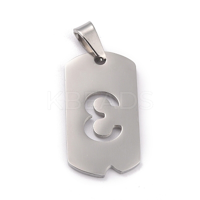 Non-Tarnish 304 Stainless Steel Pendants STAS-O127-B03-1