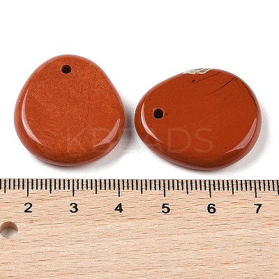 Natural Red Jasper Pendants G-M440-03A-1