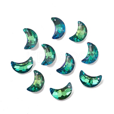 Electroplate Transparent Glass Pendants LS-GLAA-A008-10B-1