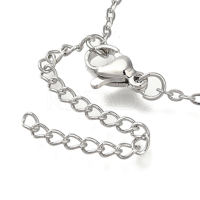 304 Stainless Steel Cable Chain Necklaces NJEW-H040-20P-05-1