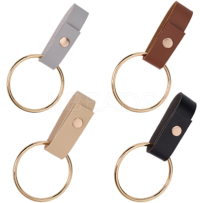 4Pcs 4 Colors PU Leather Towel Holder HJEW-CN0001-35-1