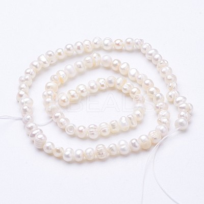 Natural Cultured Freshwater Pearl Beads Strands PEAR-F004-13-1