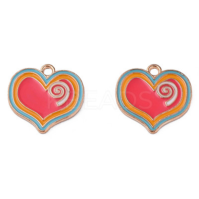Alloy Enamel Pendants PALLOY-N160-87-1