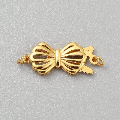 925 Sterling Silver Box Clasps STER-WH0004-062G-1