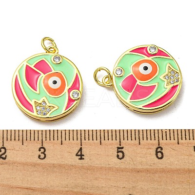 Real 18K Gold Plated Brass Pendants KK-L209-009G-04-1