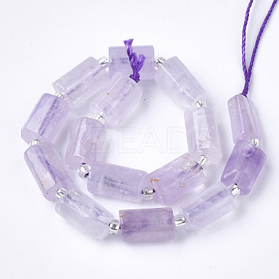 Natural Lavender Amethyst Beads Strands G-S345-8x11-015-1