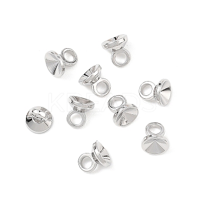 SHEGRACE Brass Bead Cap Bails XGRQ1U794-375P-1