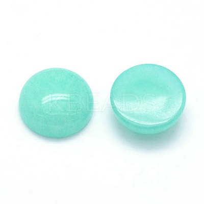 Natural Dyed Jade Cabochons G-P393-R30-12mm-1