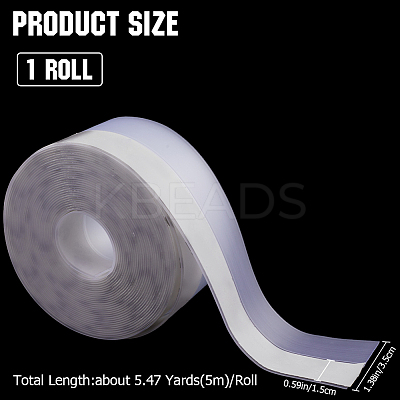 TPE Self-adhesive Sealing Strip AJEW-WH0515-57A-1