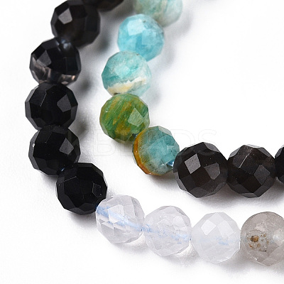 Natural & Synthetic Mixed Gemstone Beads Strands X-G-D080-A01-01-02-1