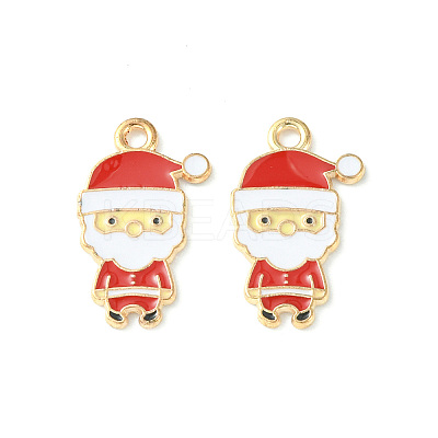 Christmas Alloy Enamel Pendants ENAM-D047-10LG-04-1