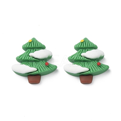 Christmas Theme Opaque Resin Cabochons RESI-F042-01A-1