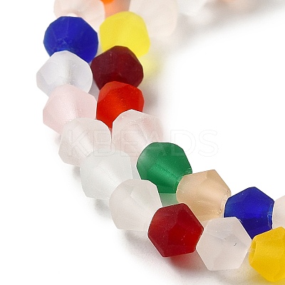 Imitate Austrian Crystal Frosted Glass Beads Strands EGLA-A039-T3mm-MD29-1