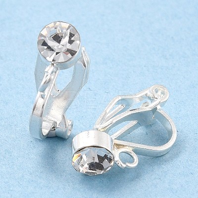 Brass Clip-on Earring Findings LS-KK-C219-01S-1