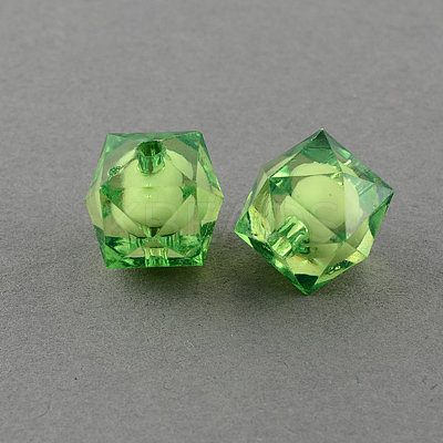 Transparent Acrylic Beads TACR-S112-8mm-23-1