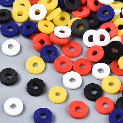 Handmade Polymer Clay Beads CLAY-T019-02B-06-1