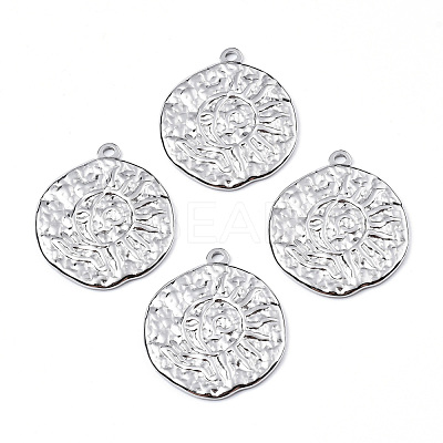 Non-Tarnish 201 Stainless Steel Pendants STAS-N098-077P-1