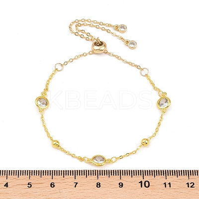 Brass Cable Chains Slider Bracelets BJEW-JB11813-1