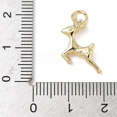 Brass Charms ZIRC-I356-04G-04-1