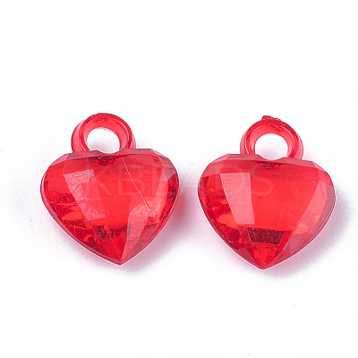 Transparent Acrylic Pendants TACR-T005-06-1