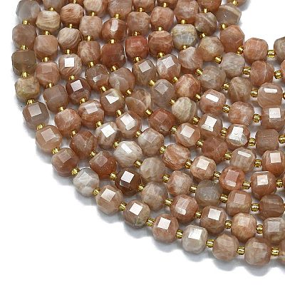Natural Sunstone Beads Strands G-K389-A42-01-1
