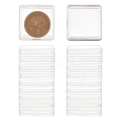 Square Acrylic Storage Boxes CON-WH0089-86-1