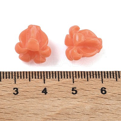 Synthetic Coral Carved Beads CORA-K010-01G-1