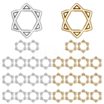 30Pcs Long-Lasting Plated Alloy Bead Frame FIND-HY0004-91-1