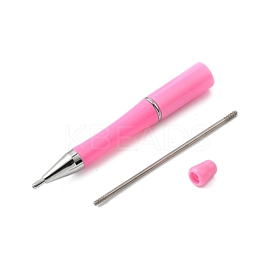 ABS Plastic Nail Art Rhinestones Pickers Beadable Pens AJEW-C040-03B-1