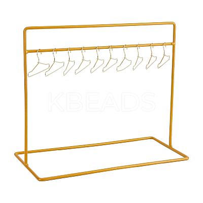10Pcs Mini Iron Doll Clothes Hangers & 1Pc Doll Clothes Storage Rack DIY-FH0006-65-1