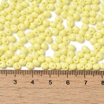 6/0 Opaque Baking Paint Glass Seed Beads X1-SEED-M012-02A-19-1
