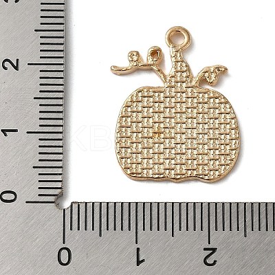 Thanksgiving Day Golden Tone Alloy Enamel Pendants X-ENAM-M002-02I-G-1