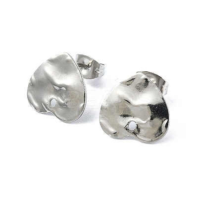 Non-Tarnish 304 Stainless Steel Stud Earring Findings STAS-L024-003P-01-1