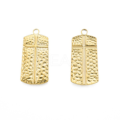 Ion Plating(IP) 201 Stainless Steel Pendants STAS-N098-235LG-1
