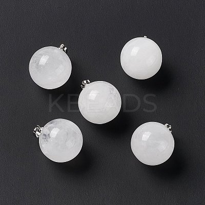 Natural Quartz Crystal Pendants G-G926-02P-14-1