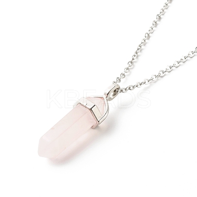 Bullet and Butterfly Pendant Necklaces Set for Women Gift NJEW-JN03652-1