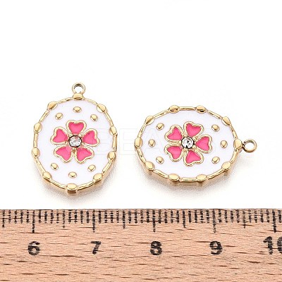 Ion Plating(IP) 304 Stainless Steel Rhinestone Pendants STAS-N109-251A-G-1
