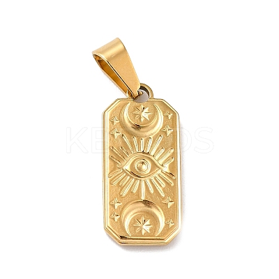 PVD Vacuum Plating 304 Stainless Steel Pendants X-STAS-F277-25G-1