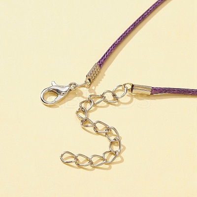 20Pcs Waxed Cotton Cord Necklace Making DIY-FS0003-92-1