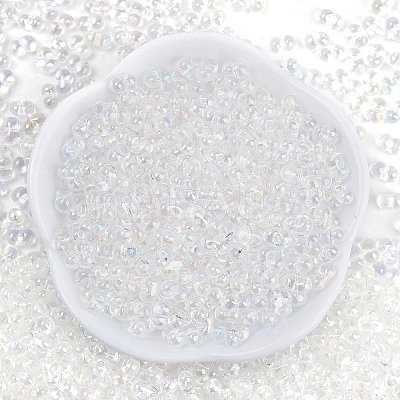 Transparent Colours Rainbow Glass Seed Beads X1-SEED-K010-02-1