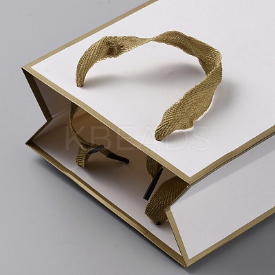Cardboard Paper Gift Bags CARB-WH0021-01-1