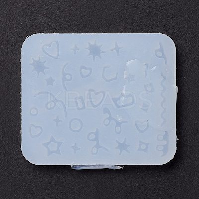 Line & Ring & Heart & Star & Crown & Square & Rectangle & Acanthosphere Filling Silicone Molds LS-DIY-M029-02-1