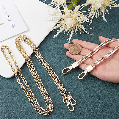 2Pcs 2 Styles Bag Strap Chains FIND-WR0001-03-1