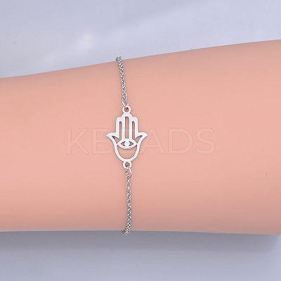 Tarnish Resistant 201 Stainless Steel Link Bracelets LS-BJEW-T011-JN494-1-1