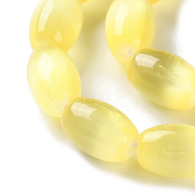 Macaron Color Natural Selenite Beads Strands X1-G-B102-A01-03-1