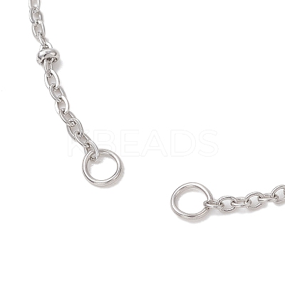 304 Stainless Steel Cable Chain Satellite Chain Slider Bracelet Making AJEW-JB01502-02-1
