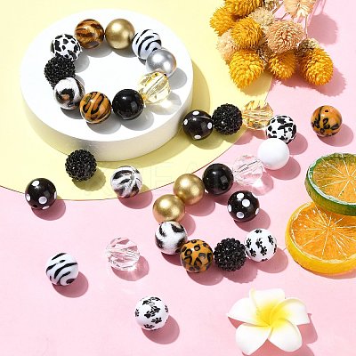 Animal Themed Acrylic & Resin Beads DIY Jewelry Making Kits DIY-CJ0002-43-1