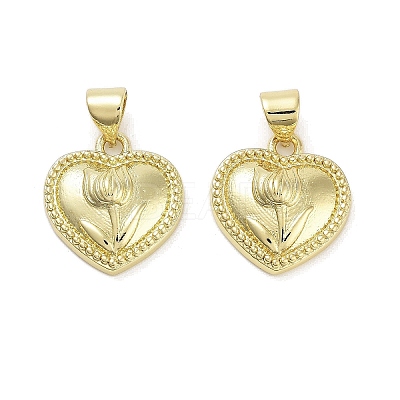 Rack Plating Brass Pendants KK-Z064-25G-1