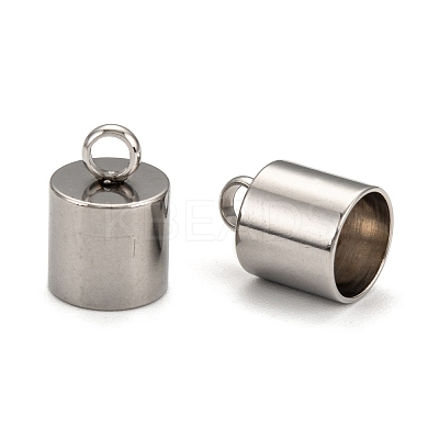 Tarnish Resistant 304 Stainless Steel Cord Ends STAS-E020-8-1